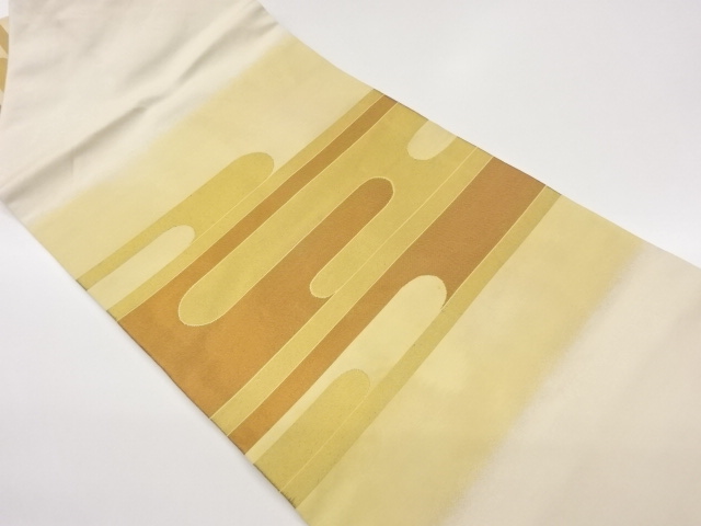 ヱ霞模様織出し名古屋帯